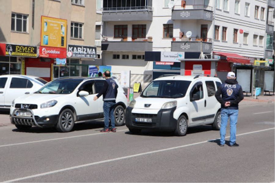  Kayseri’de korona virüs denetlemeleri devam ediyor