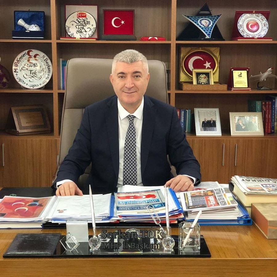 MHP Kayseri İl Başkanı Serkan Tok, Berat Kandil mesajı