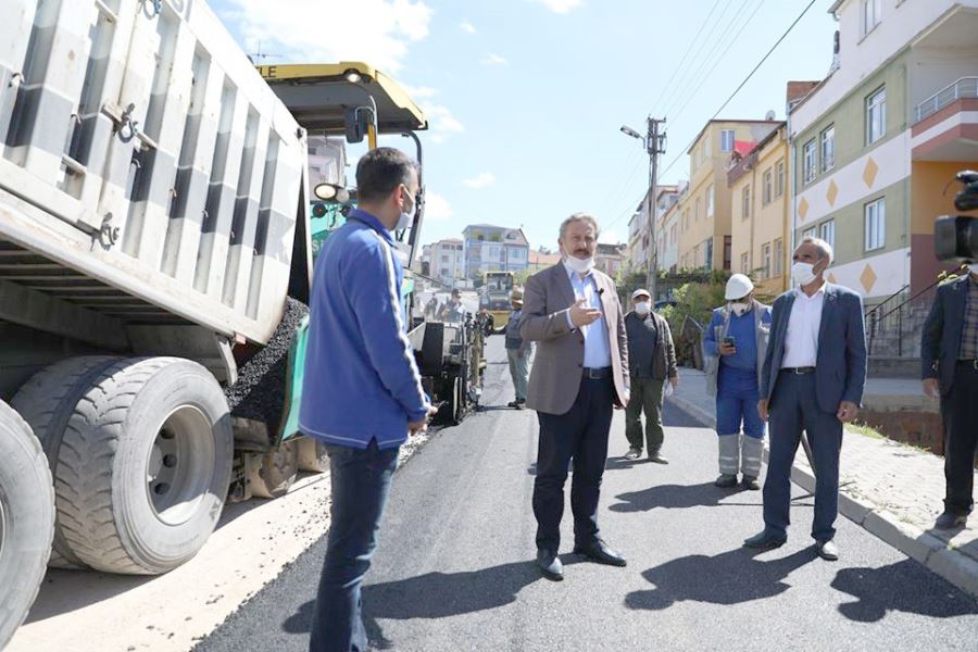 Eskişehir Bağları’nda 3 mahalle 6 sokak asfaltlandı