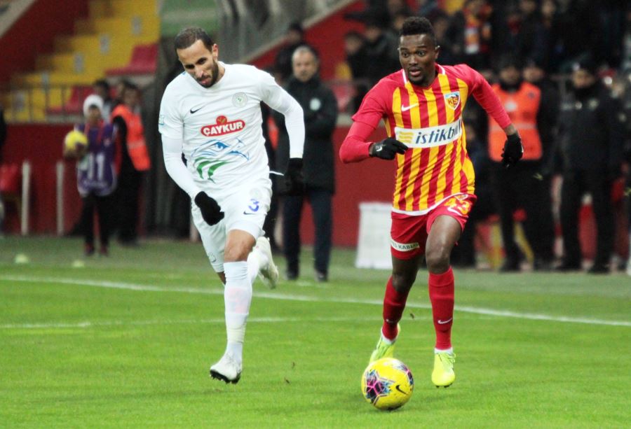 Rizespor ile Kayserispor 22. randevuda