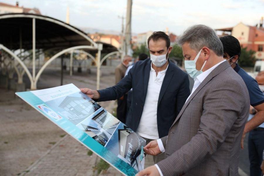 Başkan Dr. Palancıoğlu; “Selçuklu pazaryeri yenilenerek çok amaçlı sosyal tesis olarak hizmet verecek”