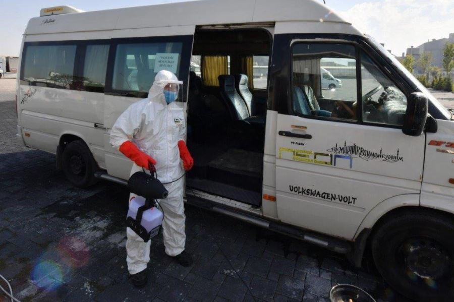 Kayseri OSB koronavirüs salgınına karşı tedbir almaya devam ediyor