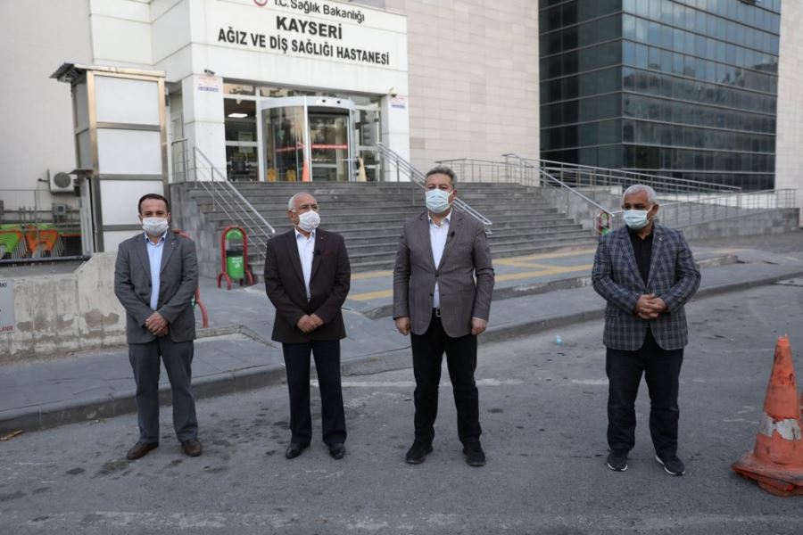 Başkan Palancıoğlu ekibi ile Hürriyet ve Yeniköy Mahallelerinde 
