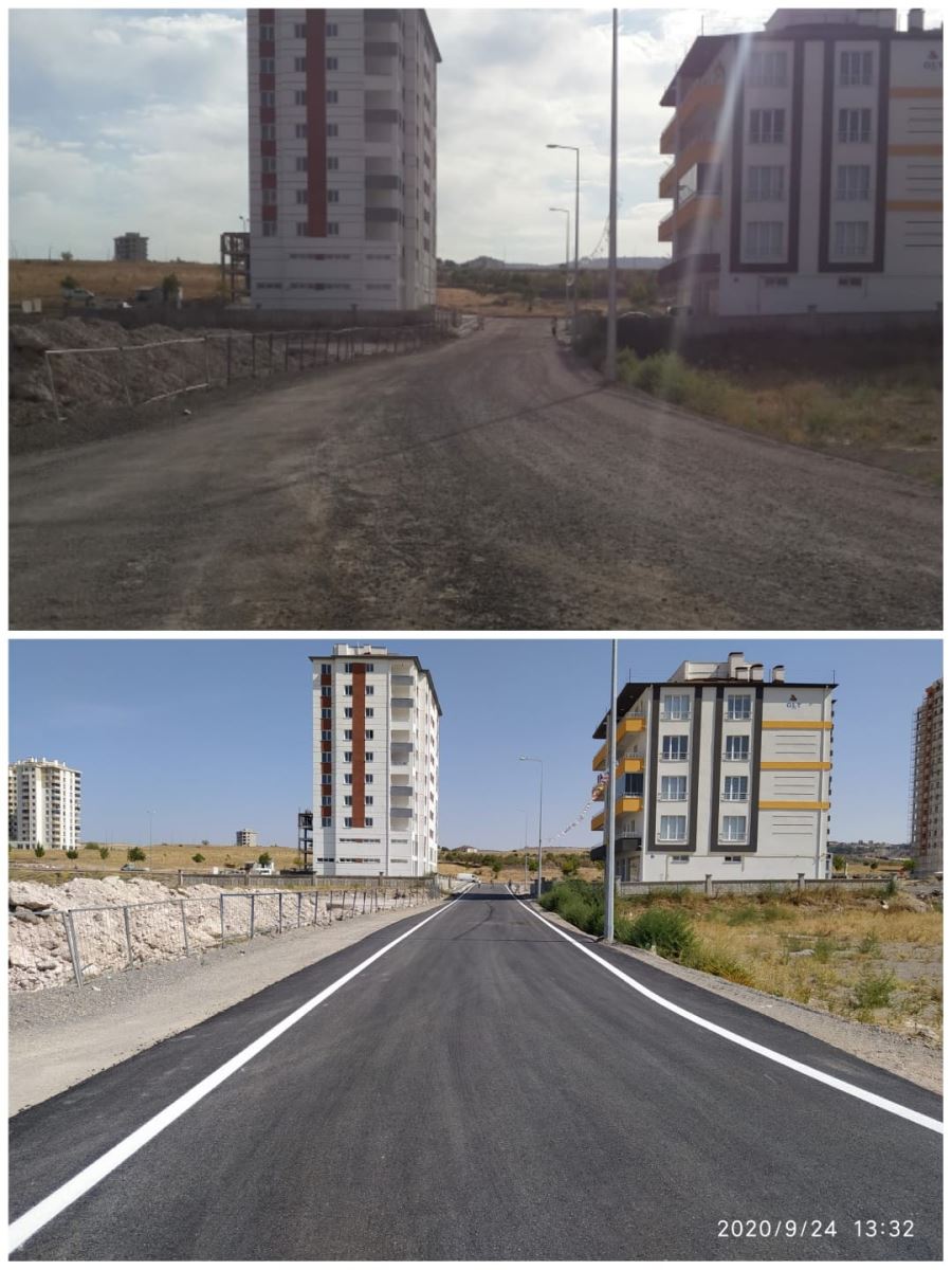 Başkan Dr. Mustafa Palancıoğlu: “İki mahalle de toplam 5800 metre yol asfaltlandı”