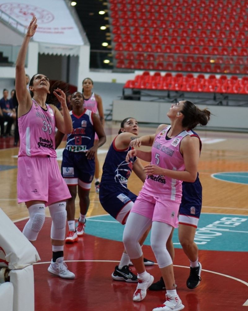 Kadınlar Basketbol Ligi: Bellona Kayseri: 96- Adana Basketbol:73
