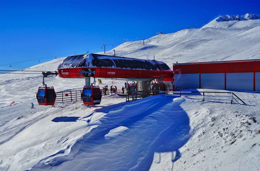 Erciyes en sessiz sezonunu geçiriyor