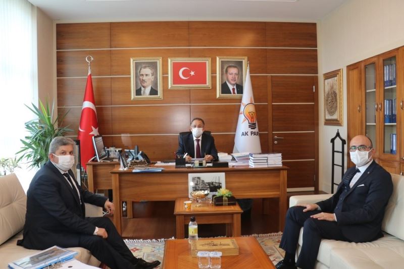 Bünyan heyetinden Mehmet Özhaseki’ye ziyaret
