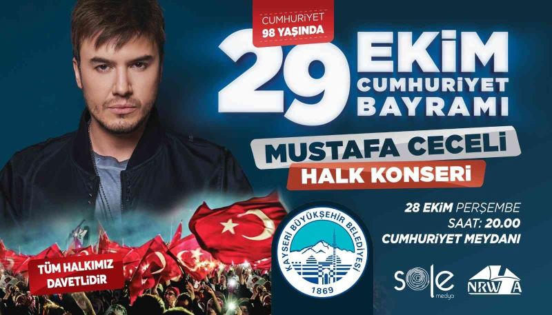 Büyükşehirden 29 Ekim’e özel konser
