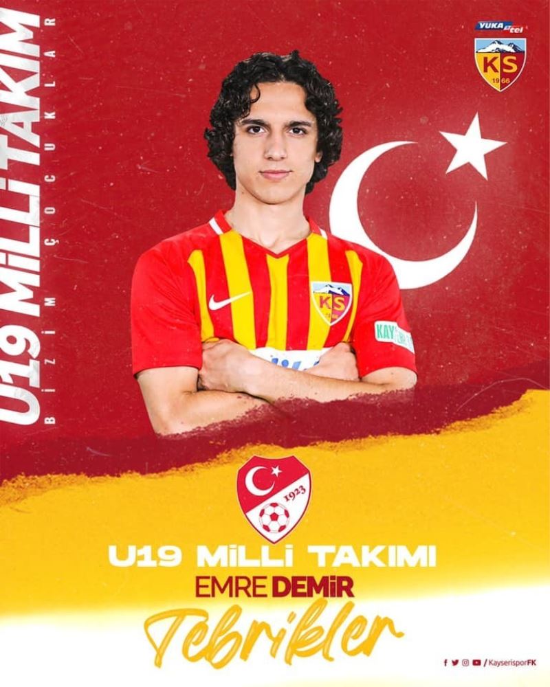 Emre Demir’e Milli davet
