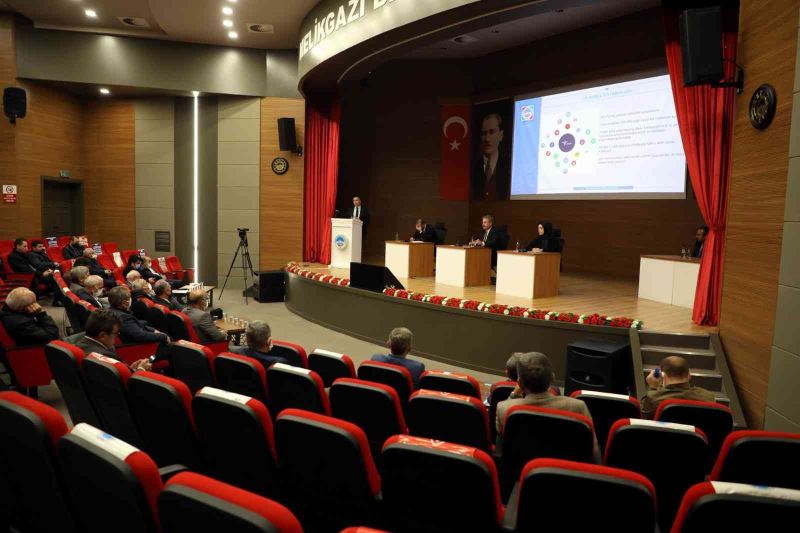 Melikgazi Belediyesi Kasım ayı meclis toplantısı yapıldı
