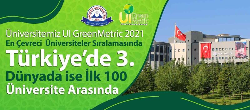 ERÜ Dünya’nın İlk 100 Üniversitesi Arasında Yer Aldı
