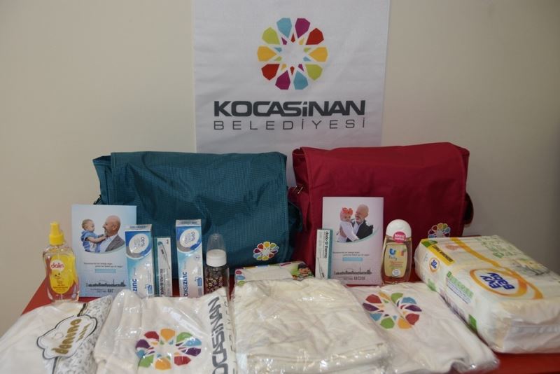 Kocasinan’da 1 yılda 3 bin 184 aileye ‘hoş geldin bebek’ hediyesi
