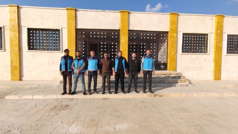 MTTB’nin Suriye’deki Türkçe eğitim verecek okulun yapımına katkısı sürüyor
