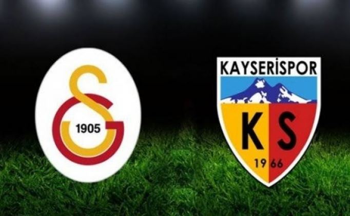 Süper Lig: Kayserispor: 0 - Galatasaray: 1 (İlk yarı)