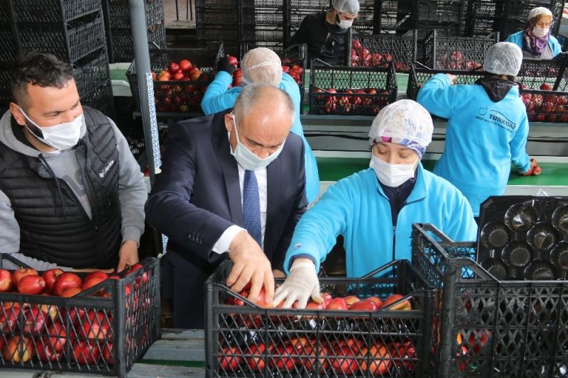 Başkan Öztürk; “Elma üreticilerinin sorunlarını çözmek istiyoruz”
