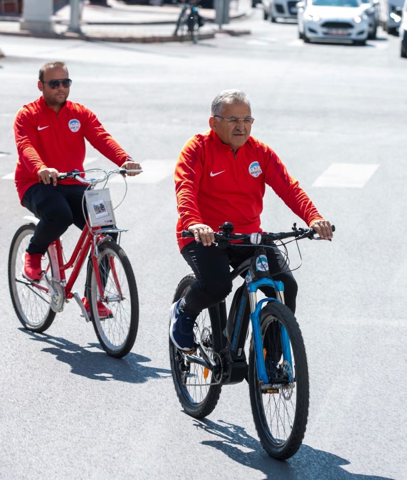 Kayserililerin bisiklet kullanma alışkanlığı 15 km’lik yol ile gelişecek
