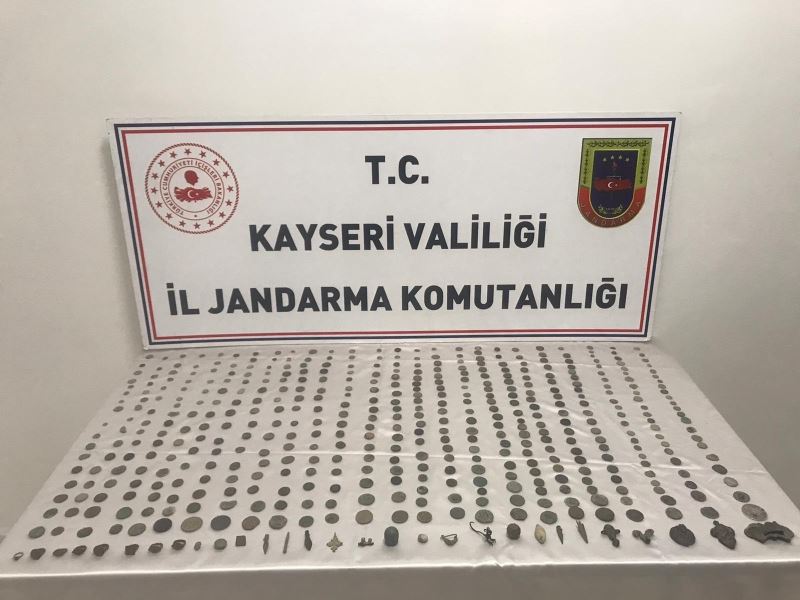 Kayseri’de tarihi eser operasyonu
