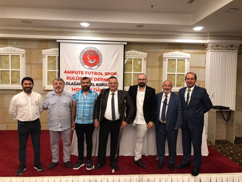 Ampute Futbol Kulüpler Birliği Başkanı Şahin seçildi
