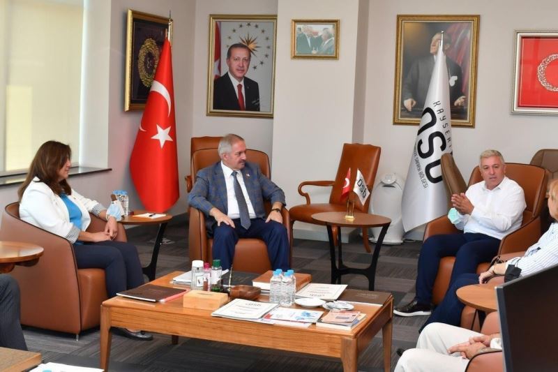 Kayseri Milletvekili Arık ve İl Başkanı Özer, Başkan Nursaçan’ı ziyaret etti
