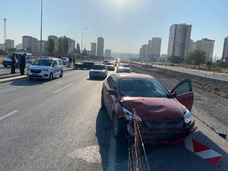 Kayseri’de zincirleme trafik kazası
