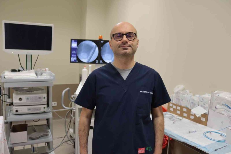 Kayseri Şehir Hastanesi’nde ilk; ameliyatsız, endoskopik ultrasonla safra yolu boşaltıldı
