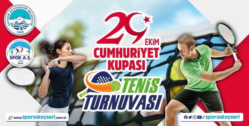 Büyükşehir’den 29 Ekim’e özel tenis turnuvası
