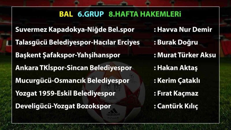 BAL’da Kayseri derbisinin hakemi belli oldu
