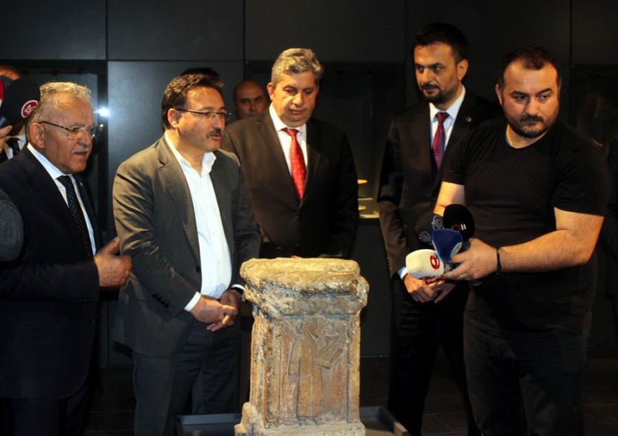 Perslere ait ’Bünyan Ateş Kültü Sunağı’, Kayseri Müzesi’ne taşındı