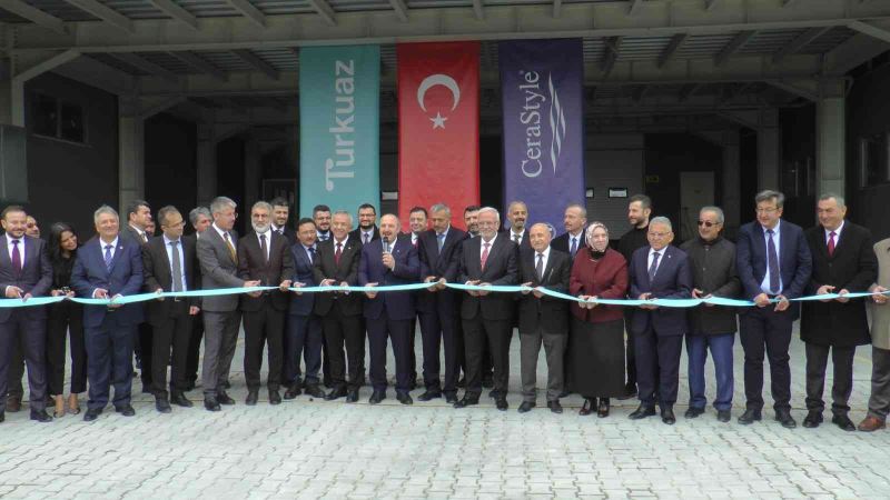 Turkuaz Seramik’in yeni fabrikası açıldı
