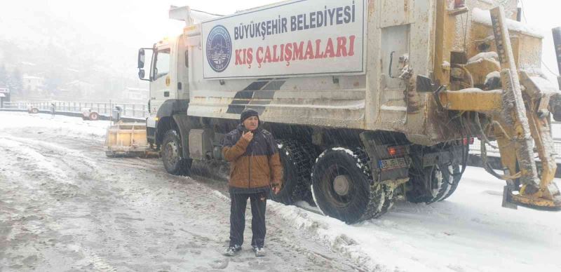 Büyükşehir’in 156 araç ve 328 personeli, karla mücadele için hazır
