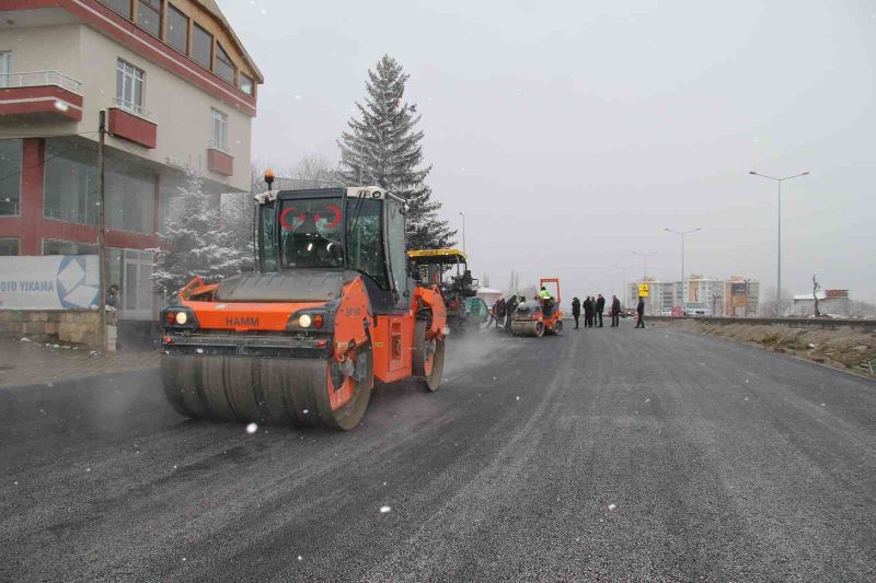 Bünyan’ın çehresi kar kış demeden değişmeye devam ediyor
