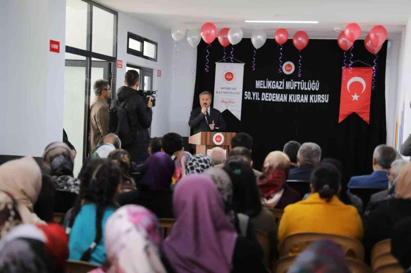 Başkan Palancıoğlu, 50. Yıl Dedeman 4-6 yaş Kur’an Kursu’nun açılışını yaptı
