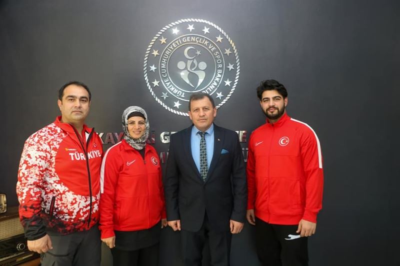Şampiyonlardan Ali İhsan Kabakcı’ya ziyaret
