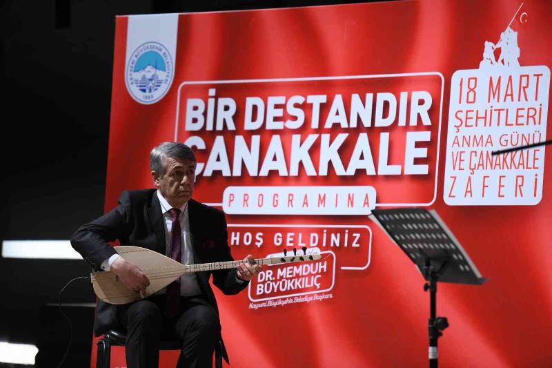 Başkan Büyükkılıç, KAYMEK’in ’Çanakkale’ ruhunu yaşattığı programa katıldı
