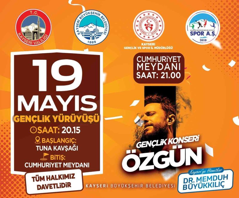 Kayseri Büyükşehir 19 Mayıs’a coşkuyla kutlayacak
