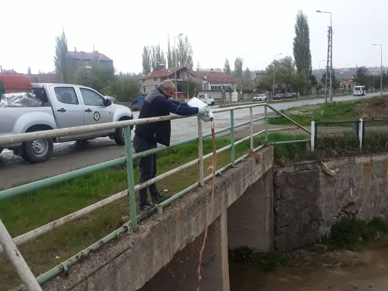 Bünyan’da sineklenmeye karşı ilaçlama yapıldı
