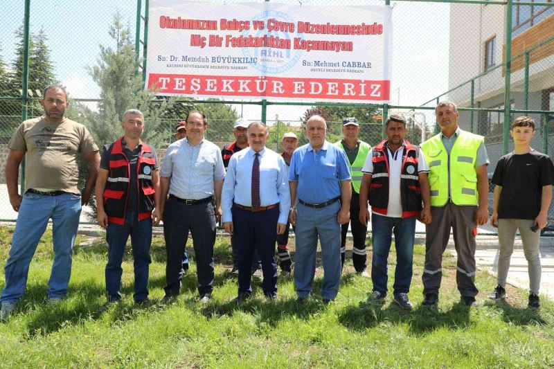 Ahmed İslamoğlu Anadolu İmam Hatip Lisesi’nin çevre düzenlemesi yapıldı
