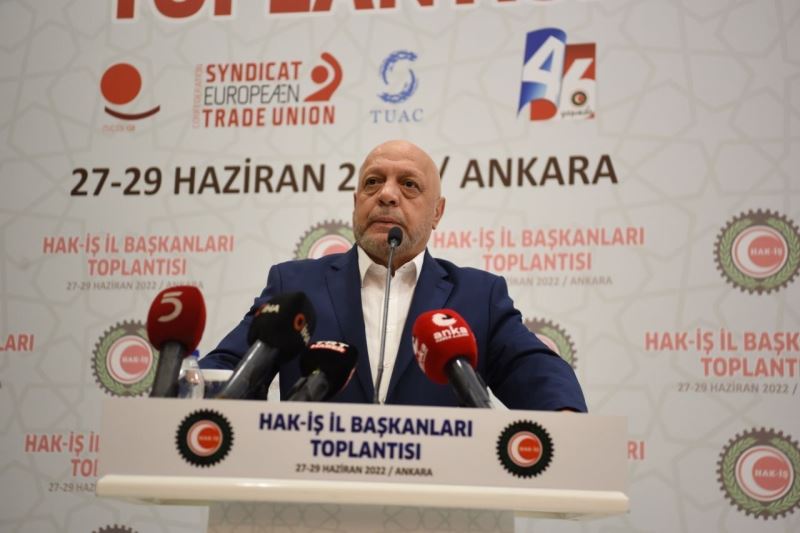 HAK-İŞ Genel Başkanı Arslan Kayseri’ye geliyor
