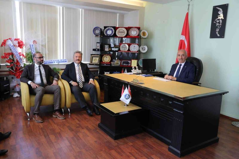 Başkan Palancıoğlu’ndan KESOB Başkanı Odakır’a hayırlı olsun ziyareti
