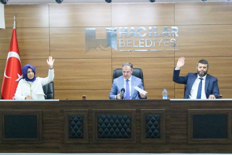 Hacılar Belediye Meclisi Haziran Ayı Toplantısını yaptı
