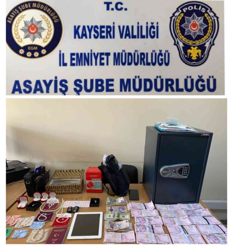 500 bin TL’lik hırsızlık yapan kadın Kayseri polisinden kaçamadı
