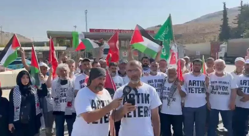 Filistin yürüyüş kafilesi, Suriye sınırında geri çevrildi