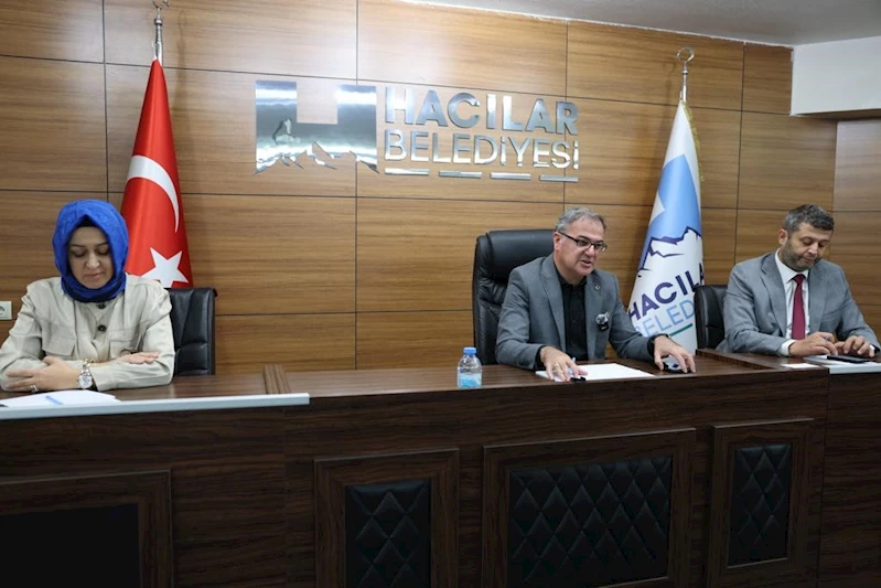 Hacılar Belediye Meclisi Ekip Ayı Toplantısını yaptı
