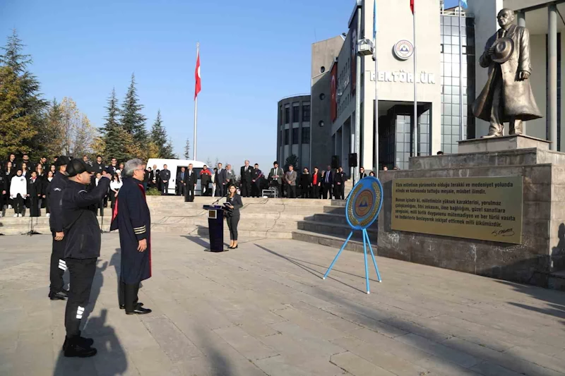 ERÜ’de 10 Kasım Atatürk’ü Anma Töreni gerçekleştirildi
