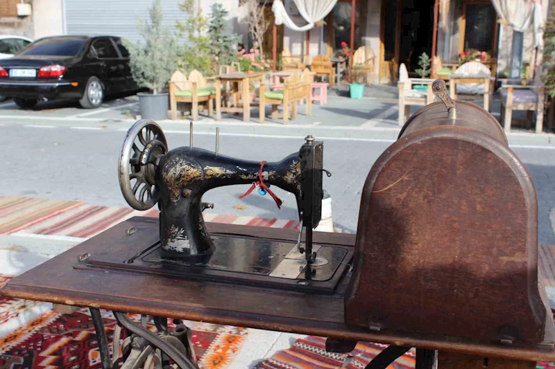 130 yıllık dikiş makinesi yıllara meydan okuyor
