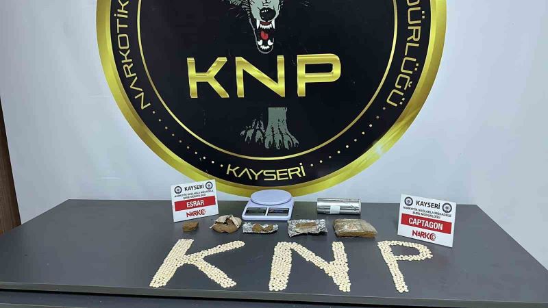 Kayseri’de uyuşturucu operasyonu: 2 Gözaltı
