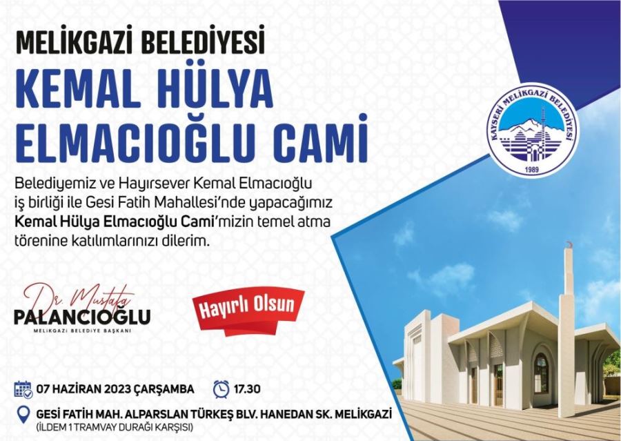 İldem’de Kemal - Hülya Elmacıoğlu Cami’nin Temeli Atılacak