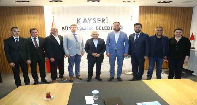 Başkan Büyükkılıç’a Uluslararası Sağır Sporları Komitesi’nden ziyaret