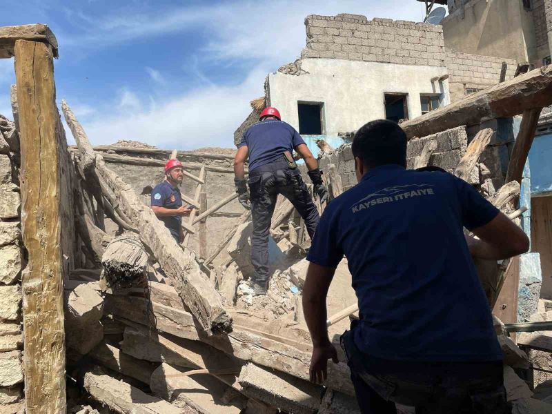 Metruk bina yıkımında göçük: 1 ölü
