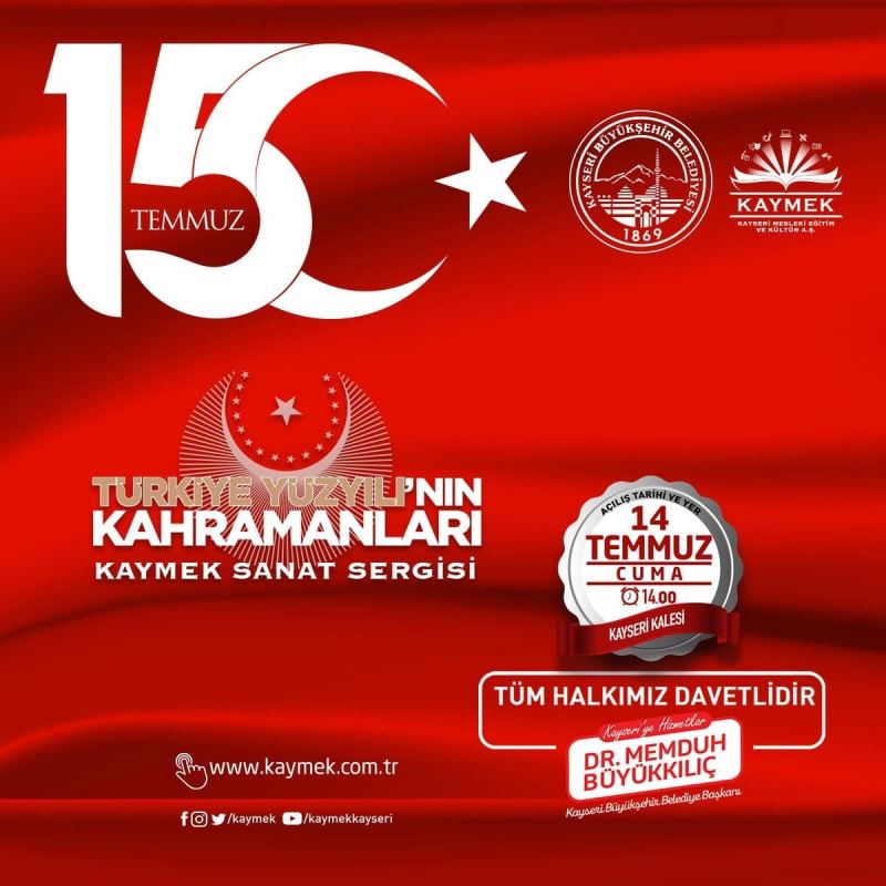 ’Türkiye Yüzyılının Kahramanları’ Sanat Sergisi Yarın Açılacak
